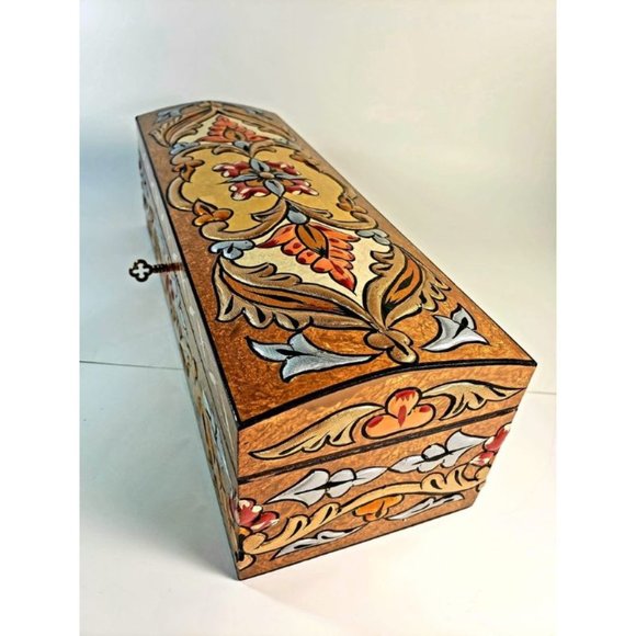 Bronze Medium Hand Painted 3D Jewelry Box - Picture 4 of 7